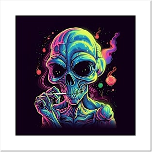 Toking Alien Posters and Art